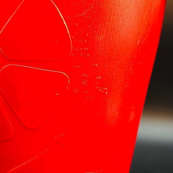 70s Sterilite Red Plastic Juice Pitcher Vintage Cold Beverage Jug Family BBQ - Picture 8 of 11